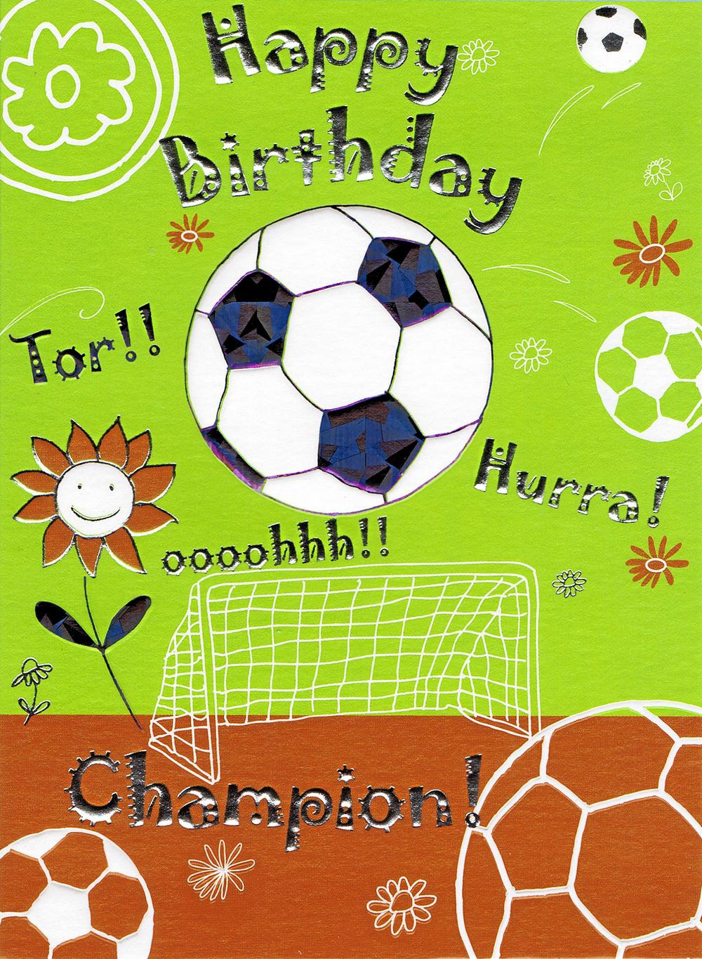 Geburtstagskarte Fussball
