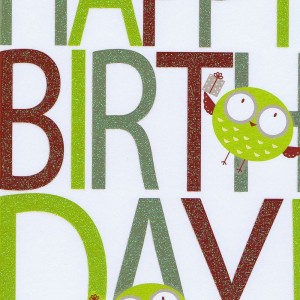 Geburtstagskarte - Happy Birthday