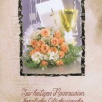 Kommunionkarte mit Kuvert "Zur heiligen Kommunion" Motiv 8