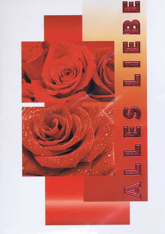 Karte Alles Liebe 41-11-020 Rosen