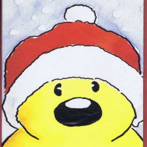 Kleine Weihnachtskarte - Frohe Weihnachten