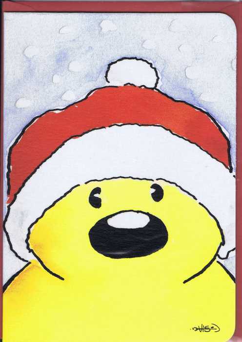Kleine Weihnachtskarte - Frohe Weihnachten