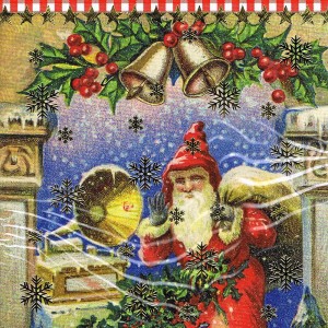 Weihnachtskarte nostalgisch 3966