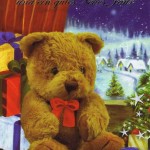 Weihnachtskarte - Teddybär Weihnachten 2