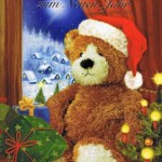 Weihnachtskarte - Teddybär Weihnachten 3