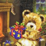 Weihnachtskarte - Teddybär Weihnachten 6