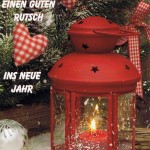 Weihnachtskarte 1 - Rote Laterne