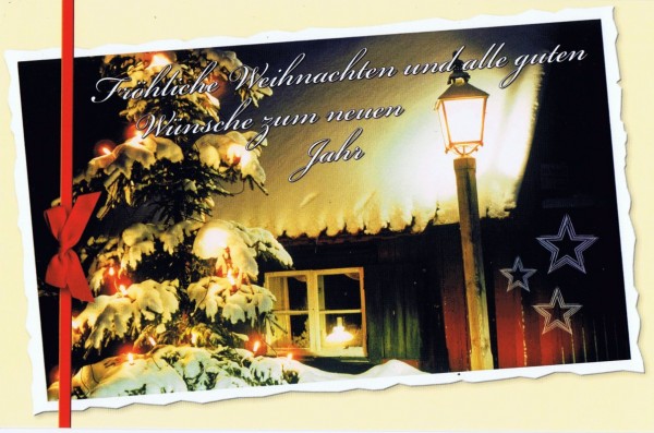 Weihnachtskarte Winterliches Motiv (22-3593)