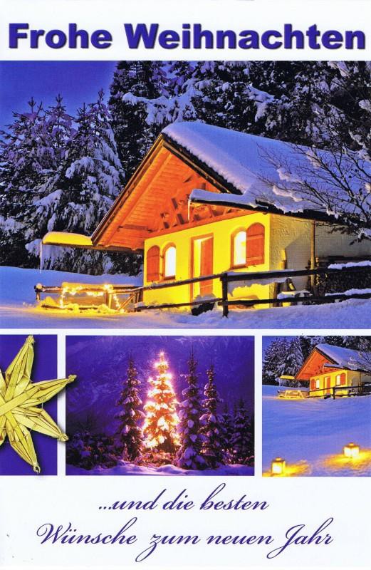 Weihnachtskarte Winterliches Motiv (22-3590)