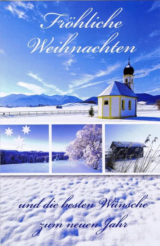 Weihnachtskarte Winterliches Motiv (22-3596)
