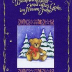 Weihnachtskarte Teddy - Ein frohes Weihnachtsfest