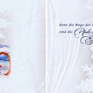 Romantische Weihnachtskarte - Weihnachten, Fröhliche Weihnachtszeit
