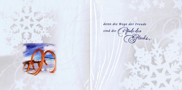 Romantische Weihnachtskarte - Weihnachten, Fröhliche Weihnachtszeit