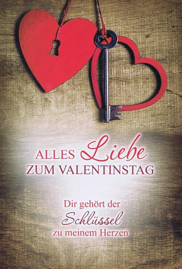 Valentinstag - Dir gehört der Schlüssel zu meinem Herzen