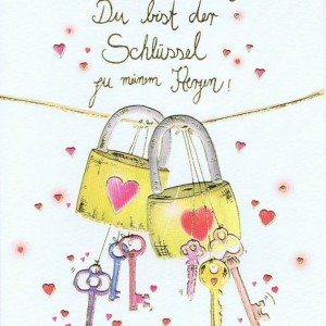 Valentinstag Skorpion's art - Du bist der Schlüssel zu meinem Herzen